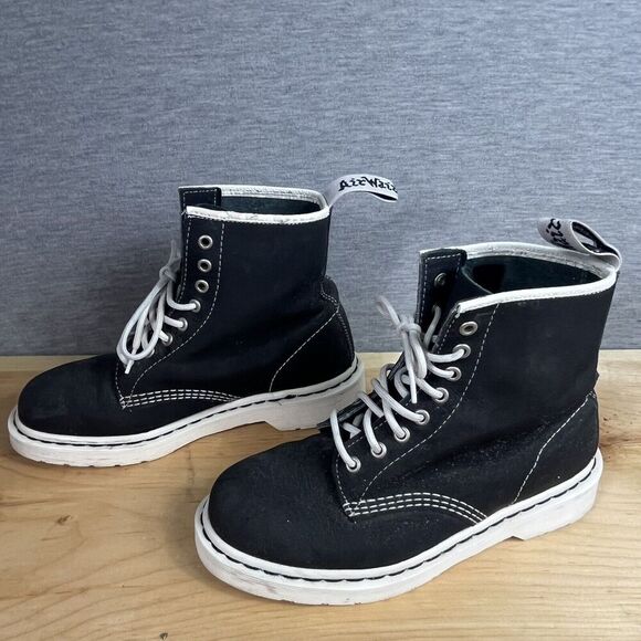 Dr. Martens High Top Air Wair Sneakers Size 7 Men Or 8 Women - Picture 2 of 16